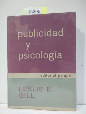 PUBLICIDAD Y PSICOLOGA